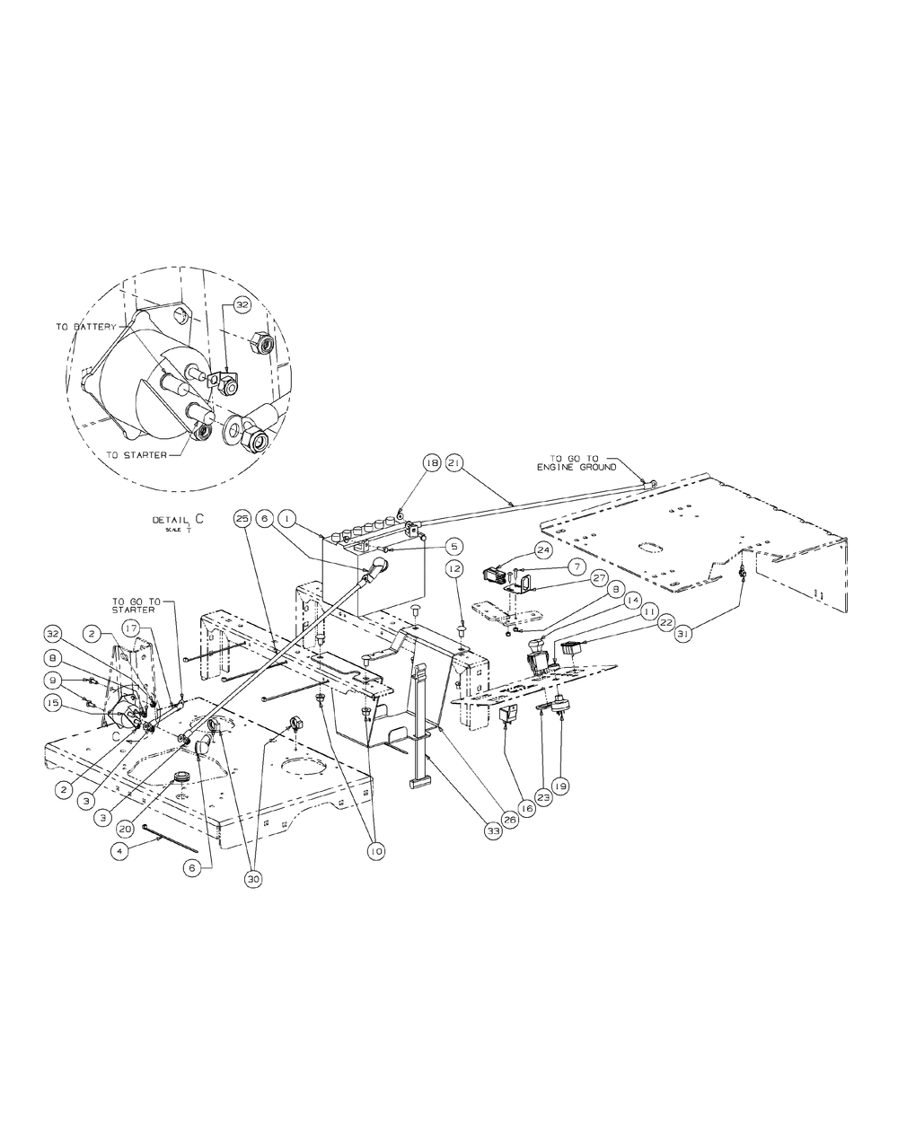 Electrical Assembly Kawasaki Diagram and Parts List for M60-KW 53AI8CTX750-25-HP-OHV Cub Cadet Lawn Tractor